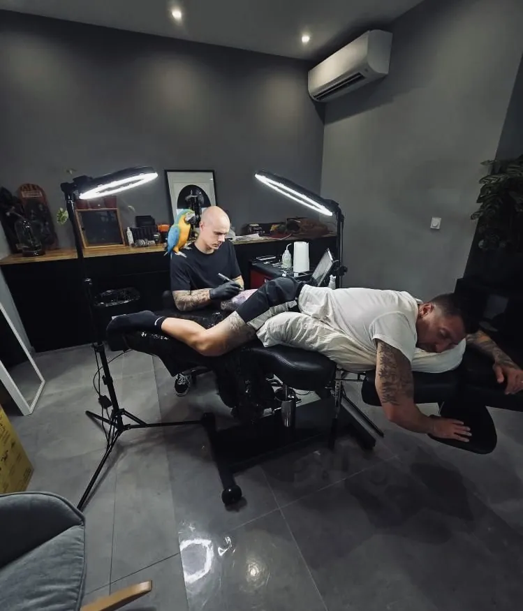 Une séance en cours dans le shop
